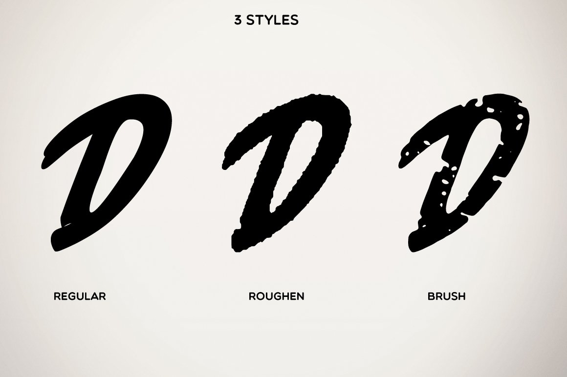 An image showing the beautiful styles of the Rochesten font.