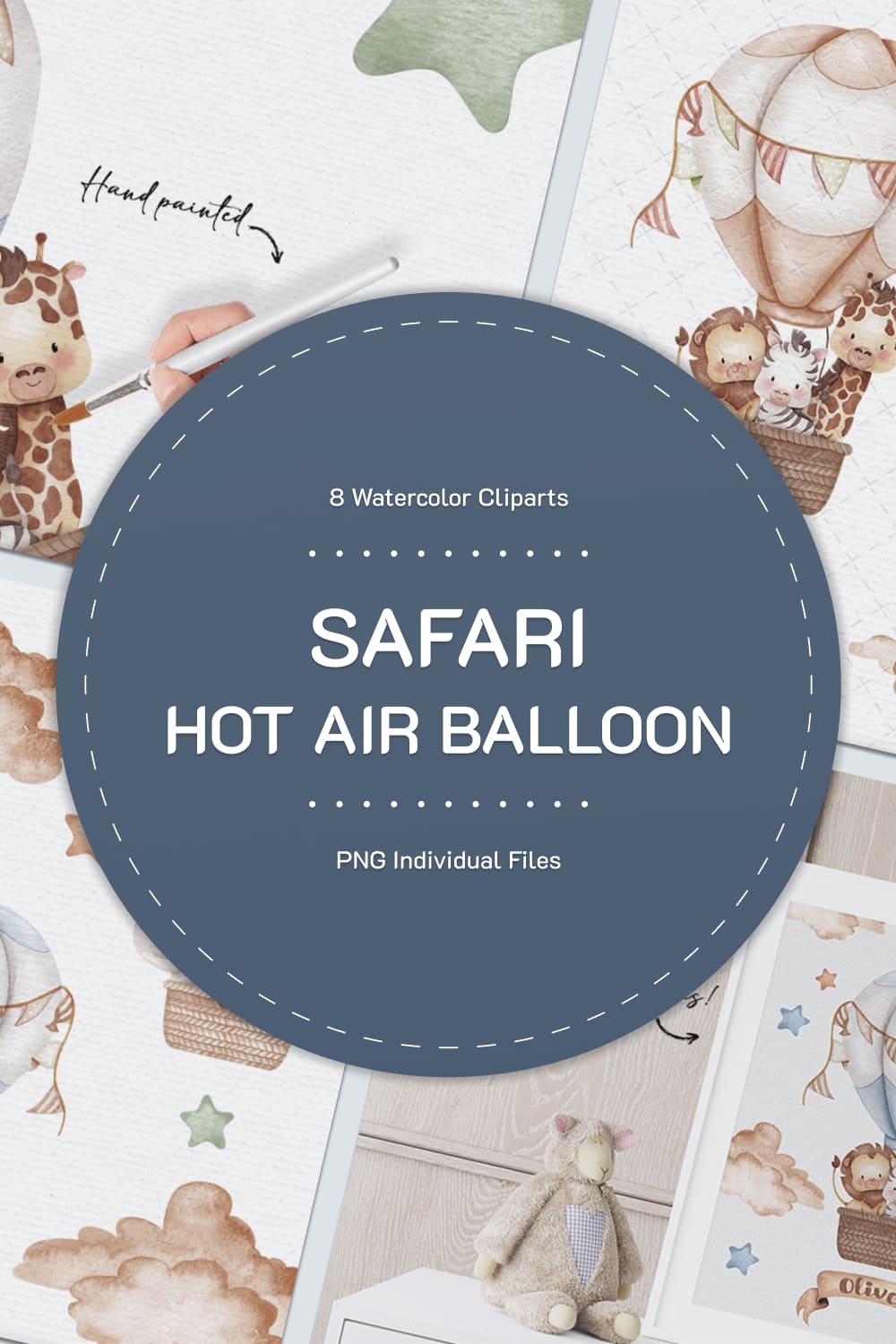 safari hot air balloon clipart 02 214