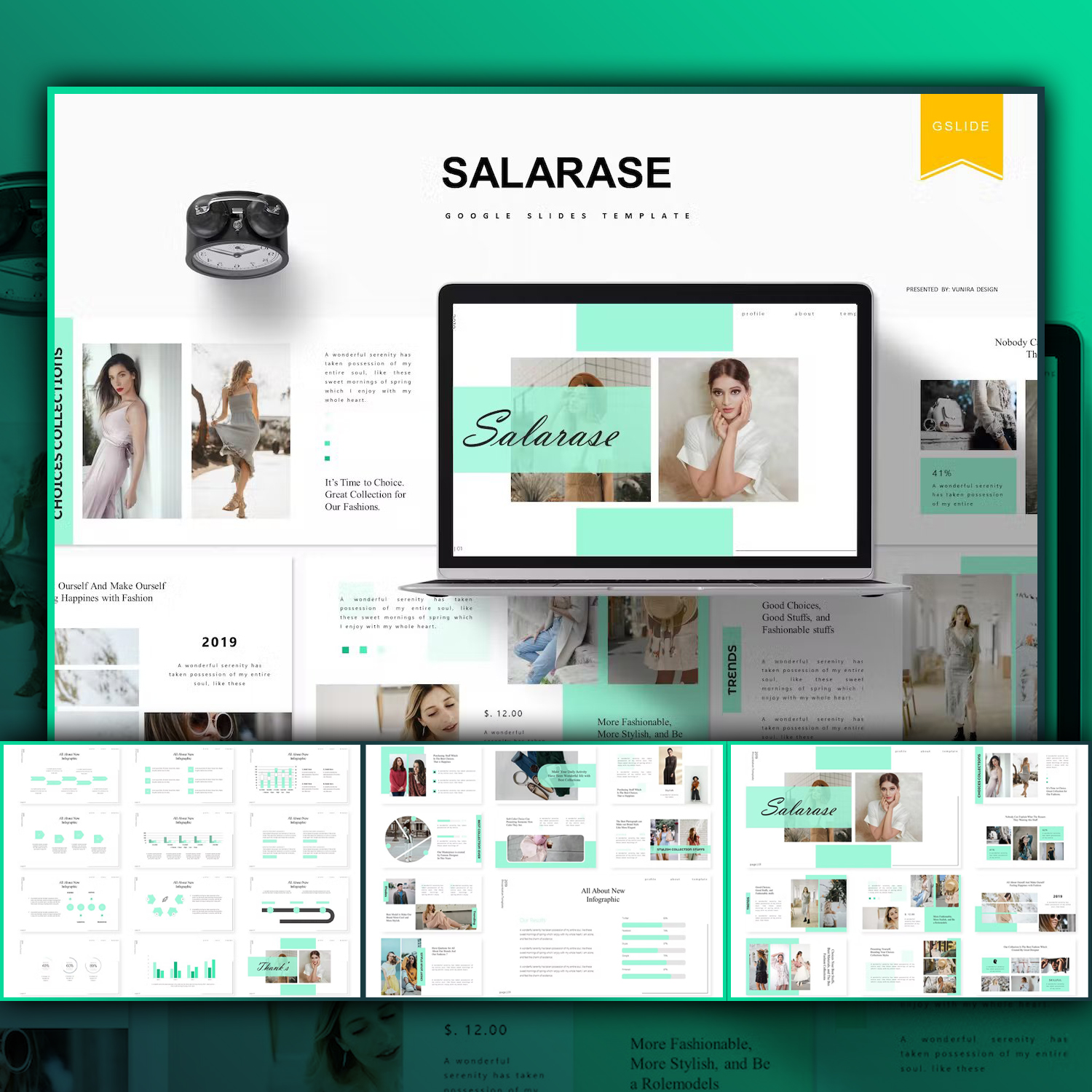 Salarase | Google Slides Template.