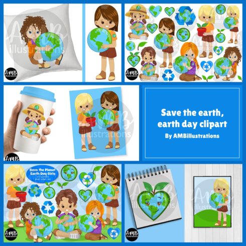 Save the Earth, Earth Day Clipart.