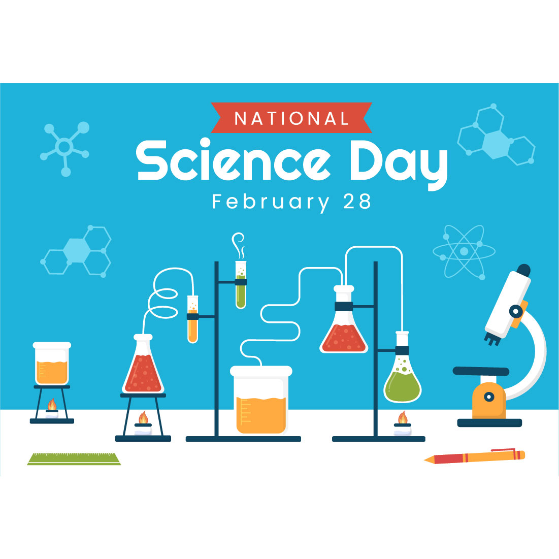 Science Day Graphics Design cover image.