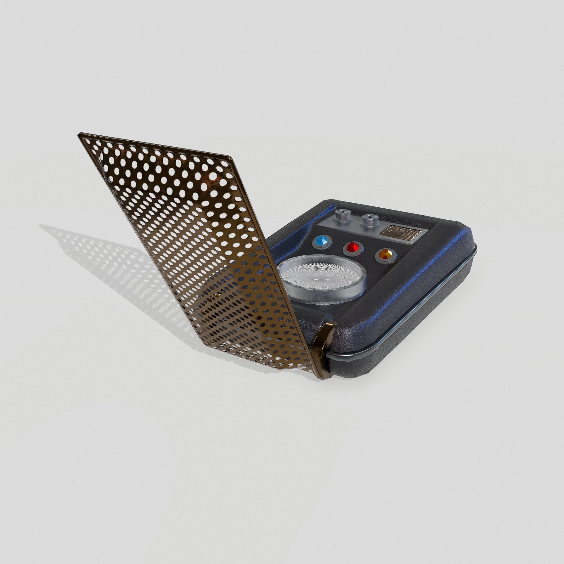 Back right sci fi communicator mockup.