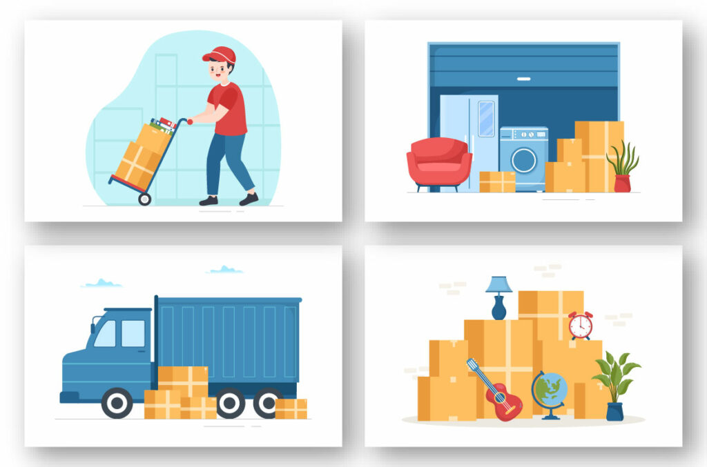 10 Self Storage Design Illustration MasterBundles