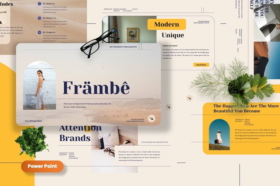 Cover image of Frambe - Creative Brands Powerpoint.