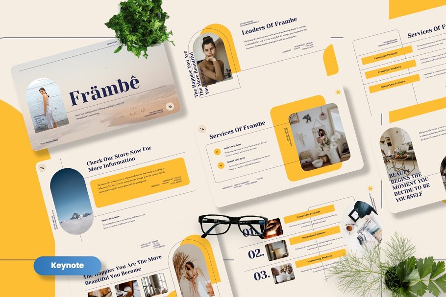 Cover image of Frambe - Creative Brands Keynote.