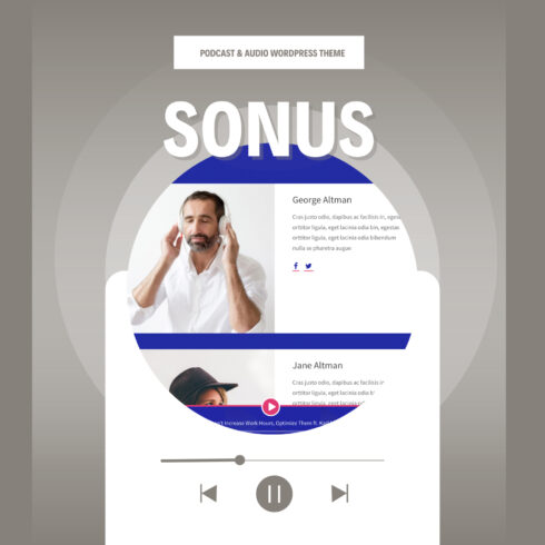 Sonus - Podcast & Audio WordPress Theme.