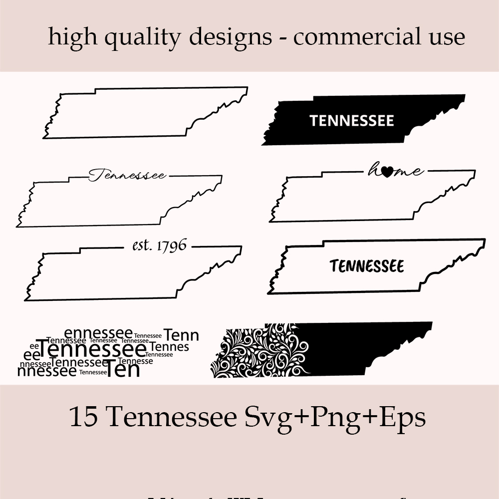 Tennessee SVG Bundle.