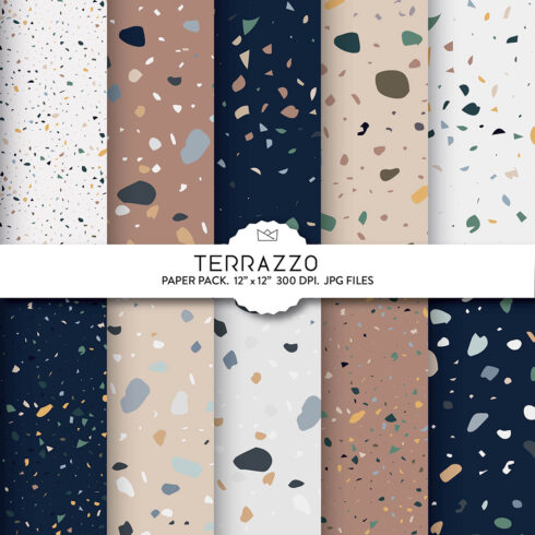 Terrazzo Stone Pattern Design cover image.