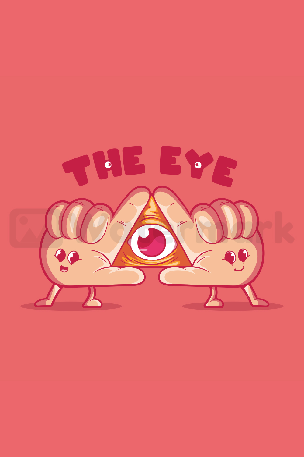 Eye Symbol Vector Design pinterest image.