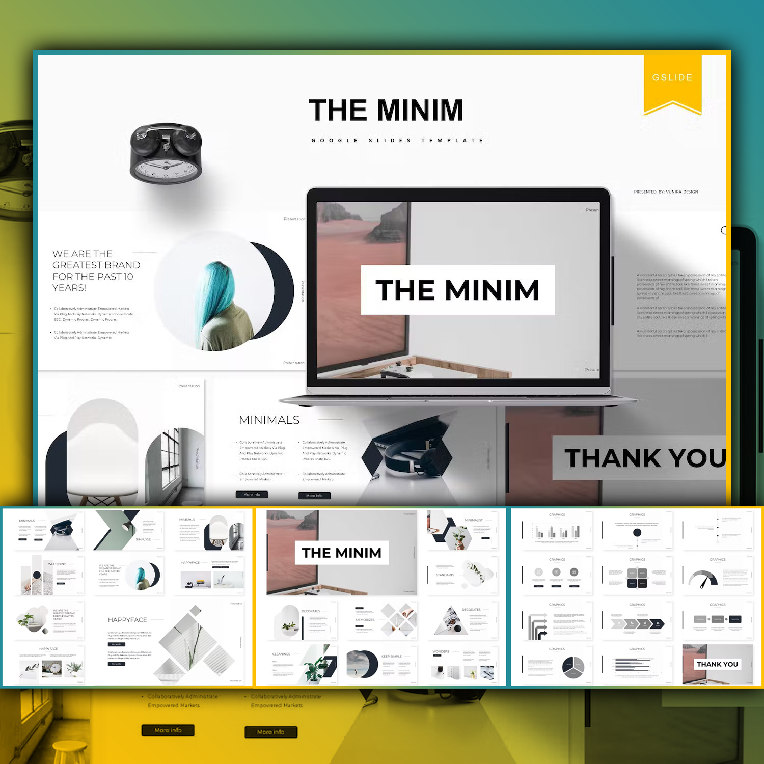 The Minim | Google Slides Template.