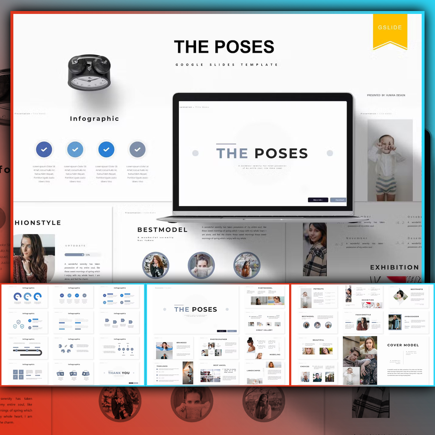 The Poses | Google Slides Template.