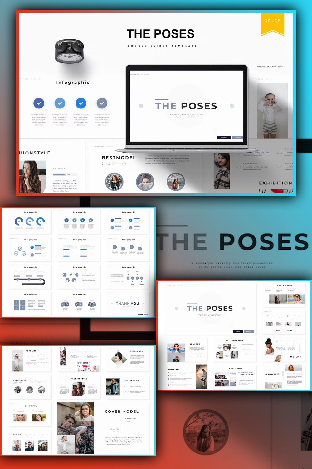 The Poses | Google Slides Template - Pinterest.