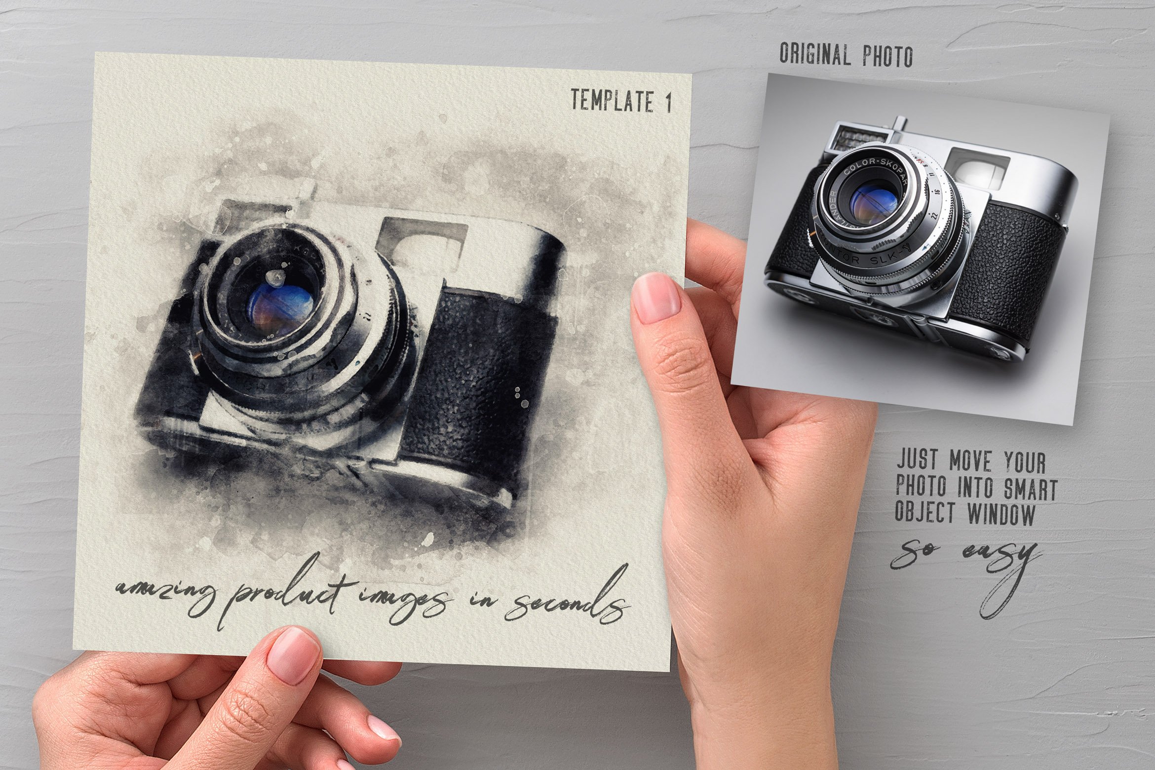 Create amazing product images in seconds.