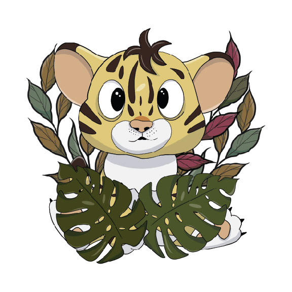 Baby Tiger Character preview image.