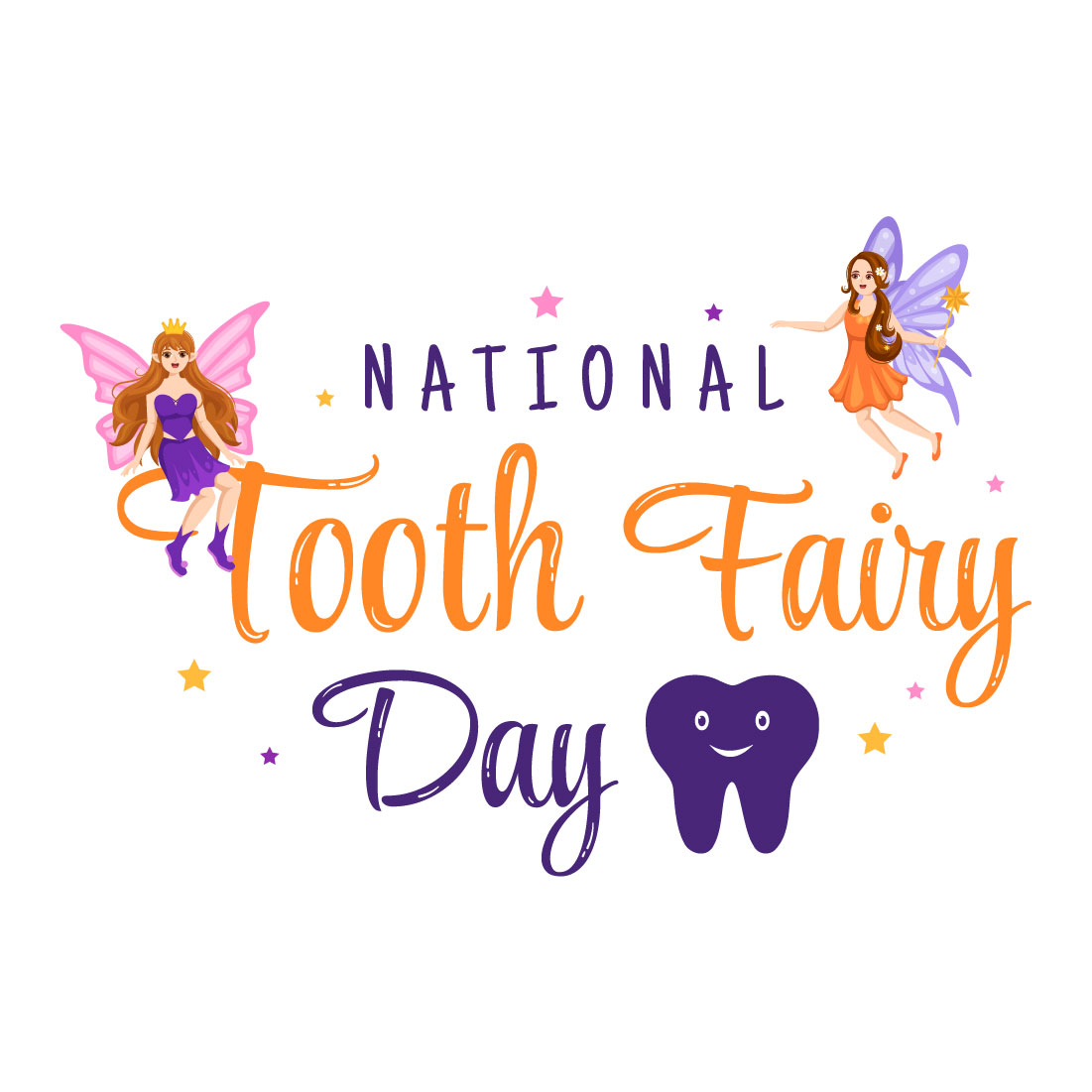 16 National Tooth Fairy Day Illustration MasterBundles