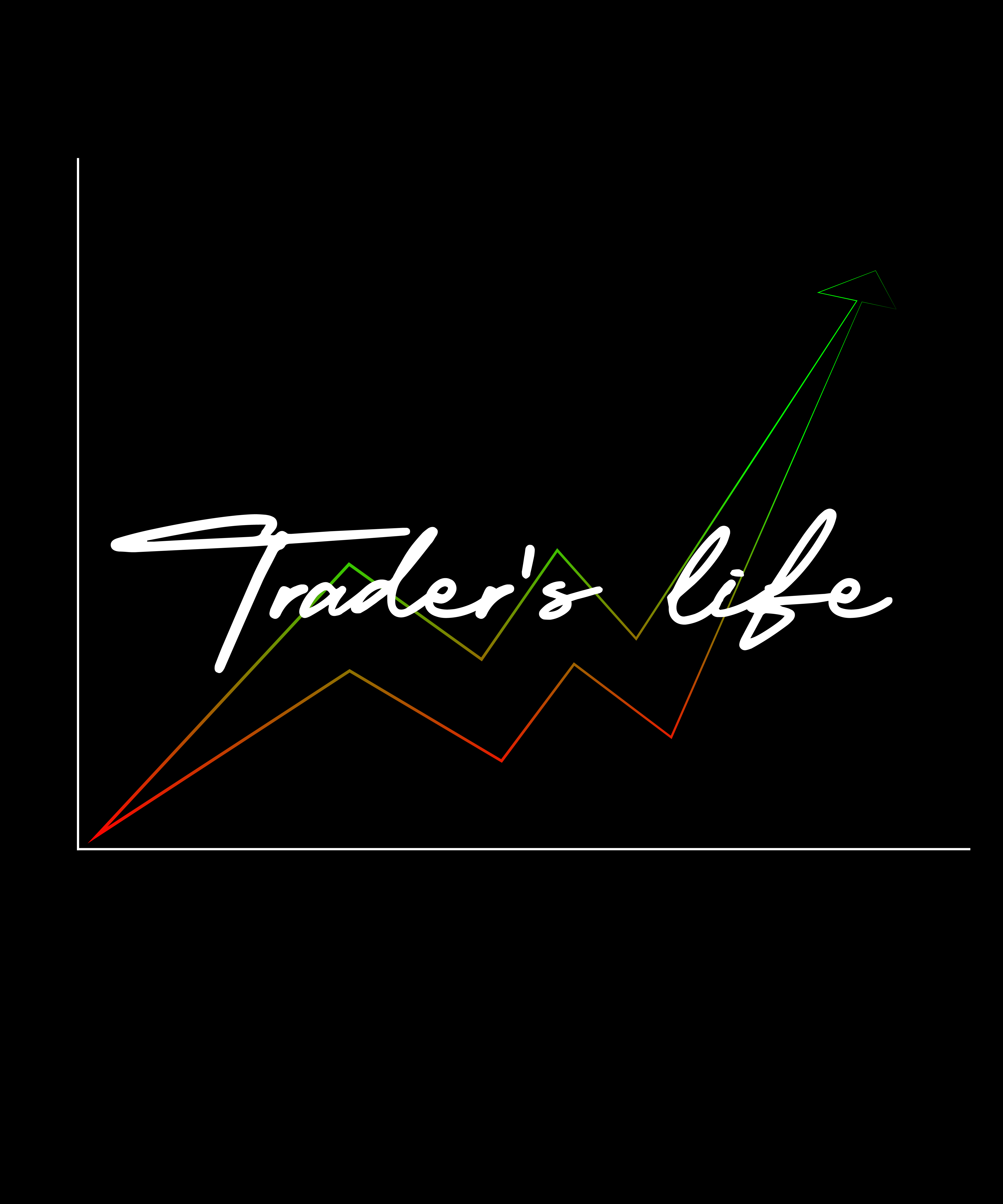 Traders Life T-shirt Design preview image.