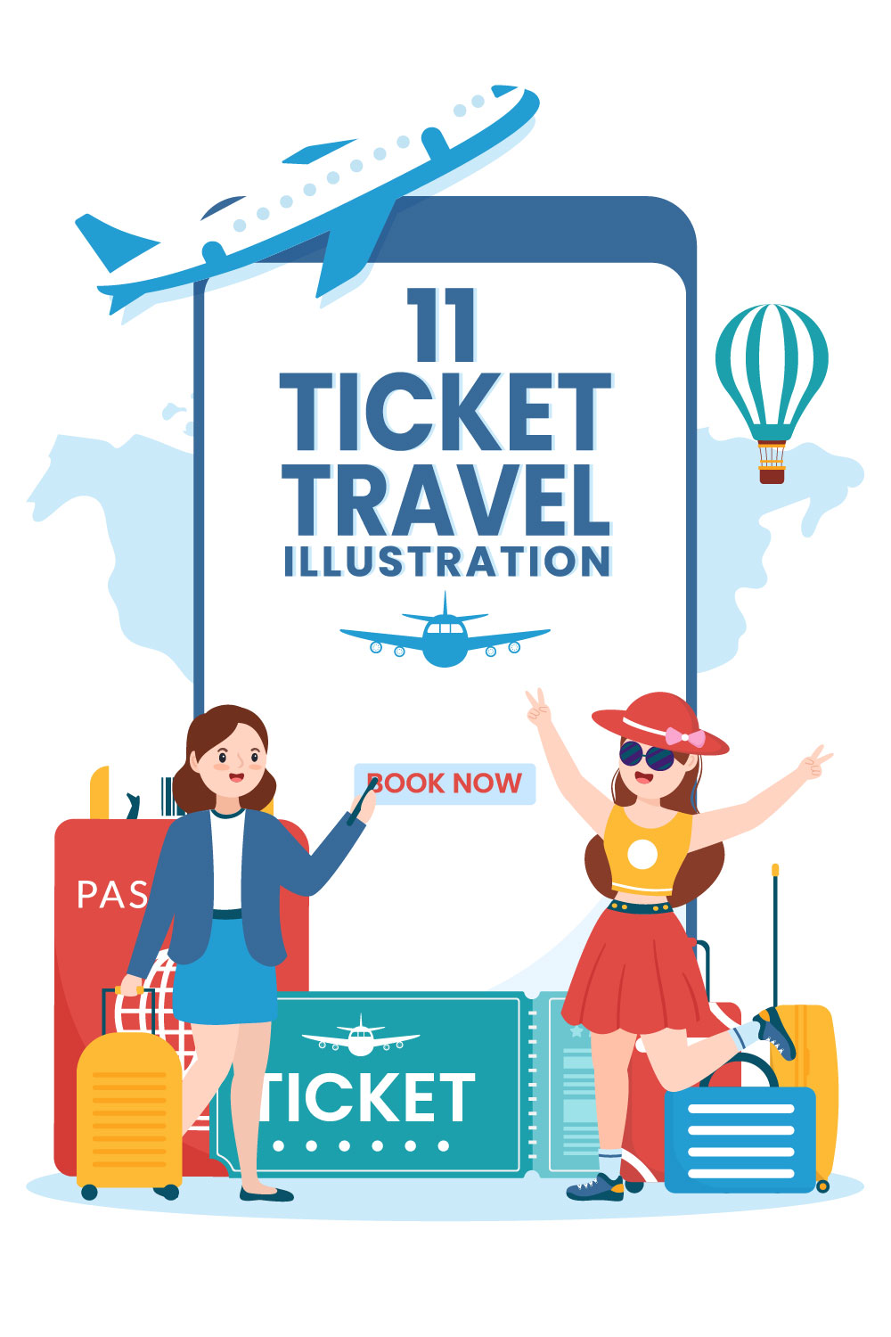 Ticket Shop Graphics Design pinterest image.