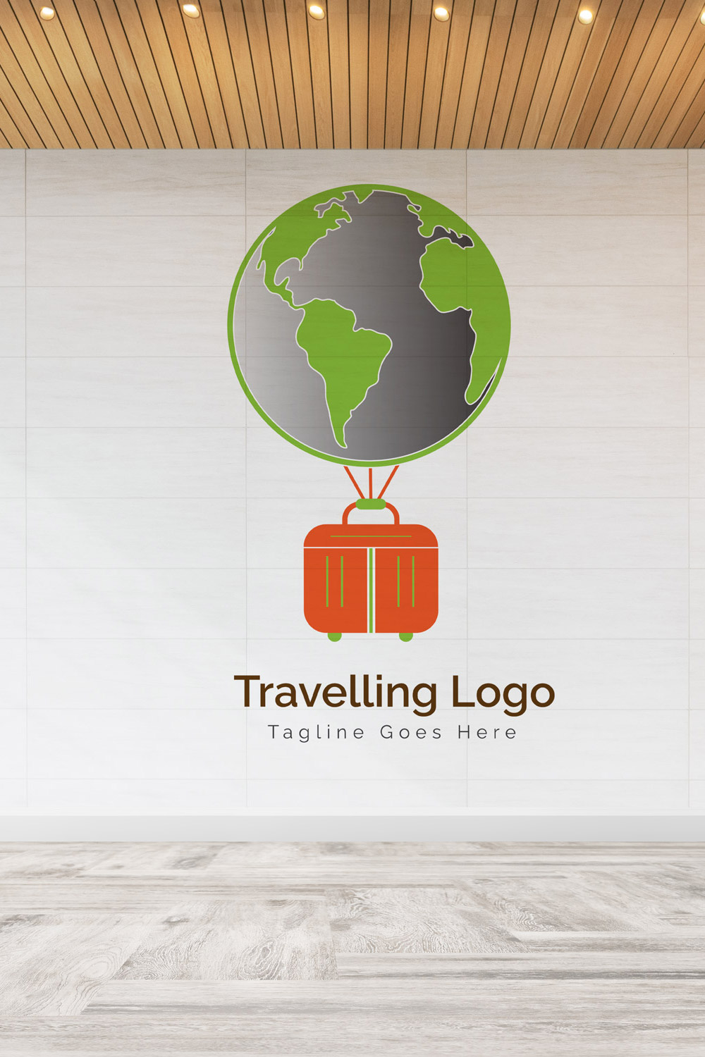 Travell Logo Design pinterest image.
