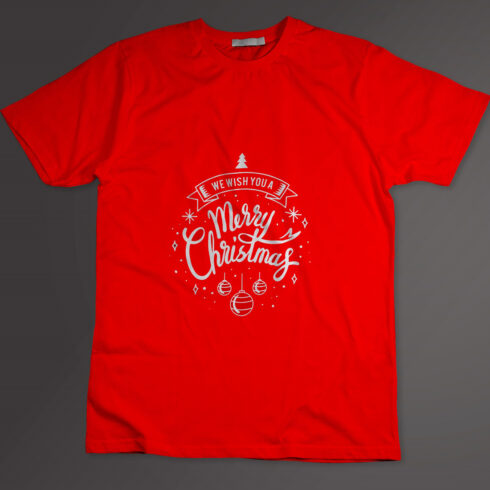 Typography Christmas T- shirts Designs cover image.
