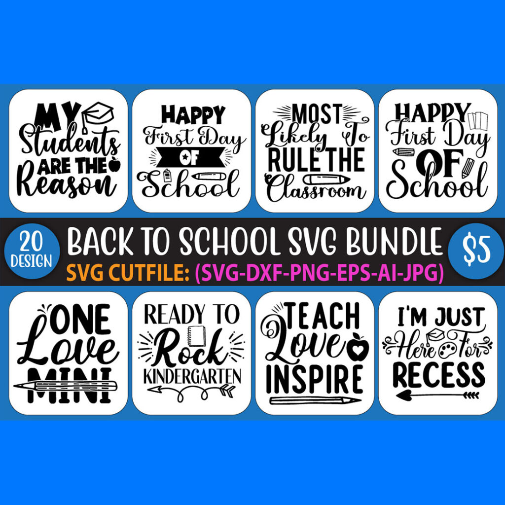 Back To School SVG Bundle - MasterBundles