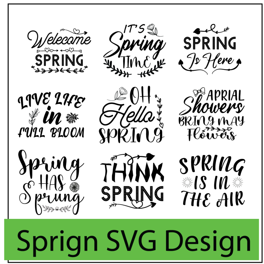 Spring SVG Designs Bundle - MasterBundles