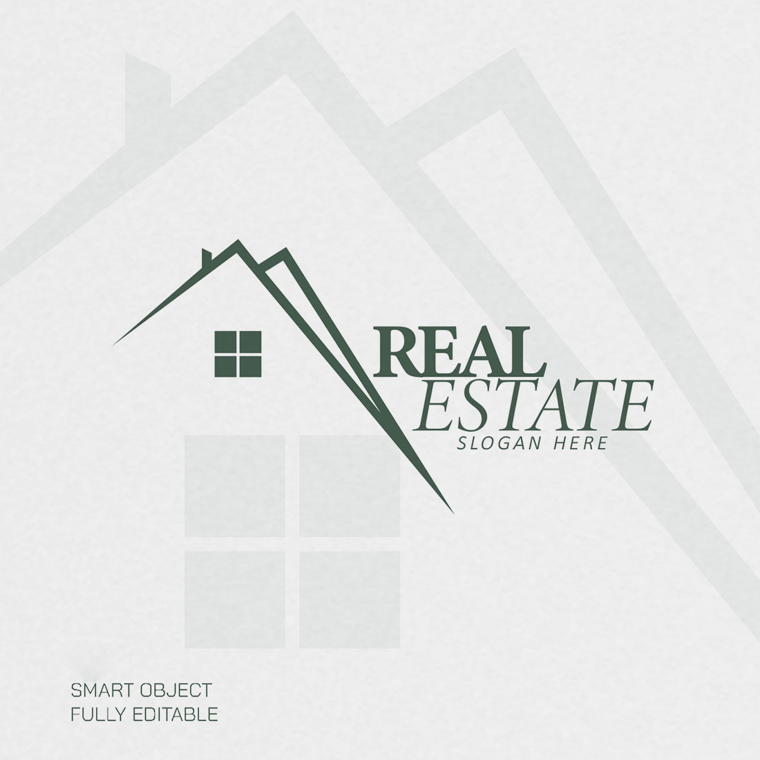 Stylish Realestate Home Logo Design cover image.