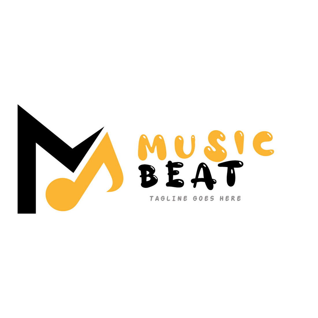 Letter MB Music Logo Design cover image.