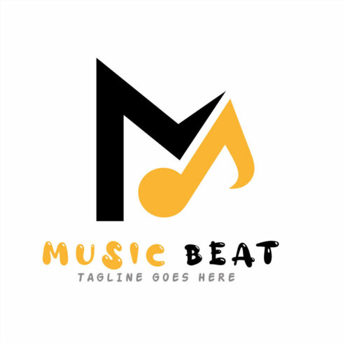Music MB Studio Letter Logo Design cover image.