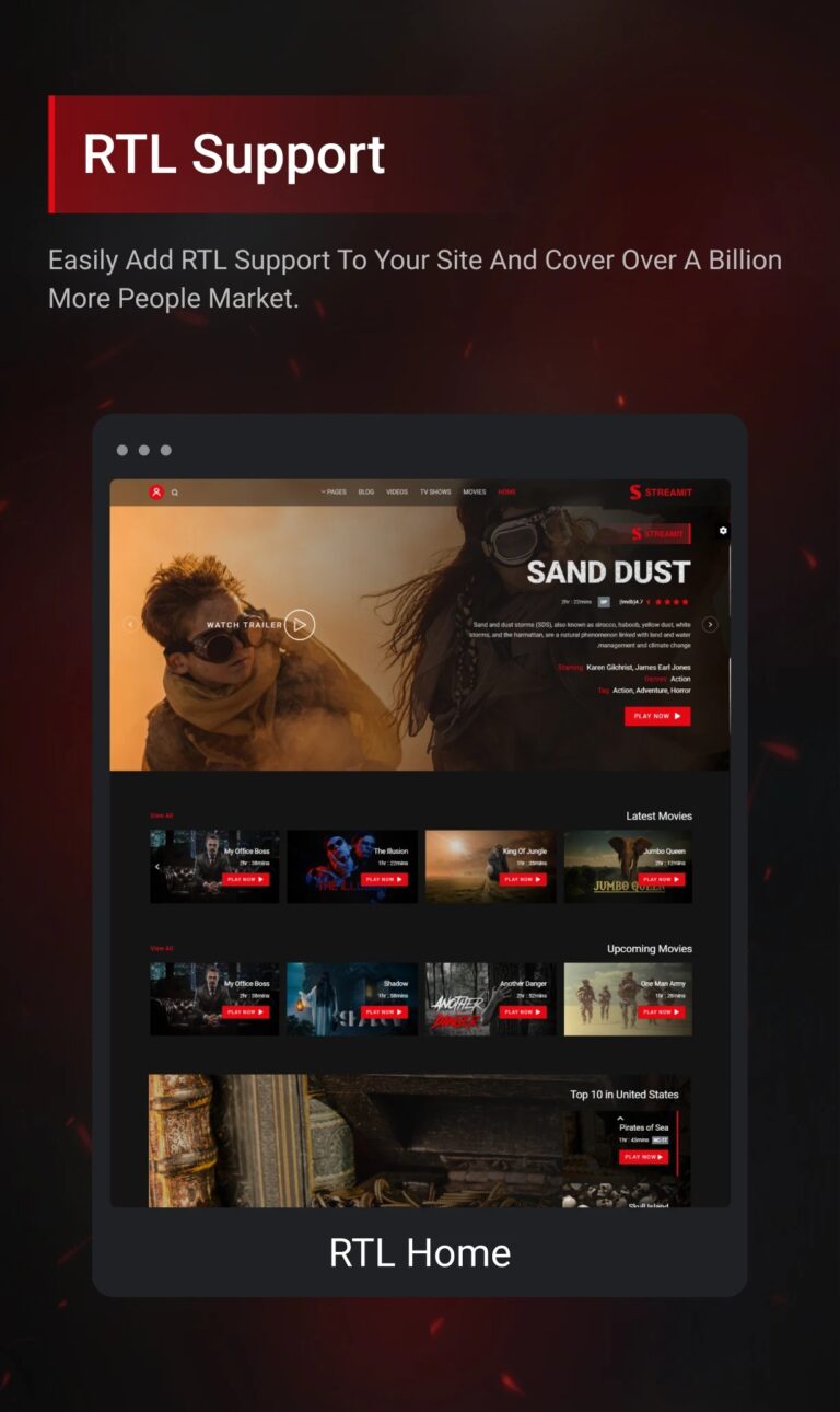 Streamit 2.0 | Video Streaming WordPress Theme + RTL – MasterBundles