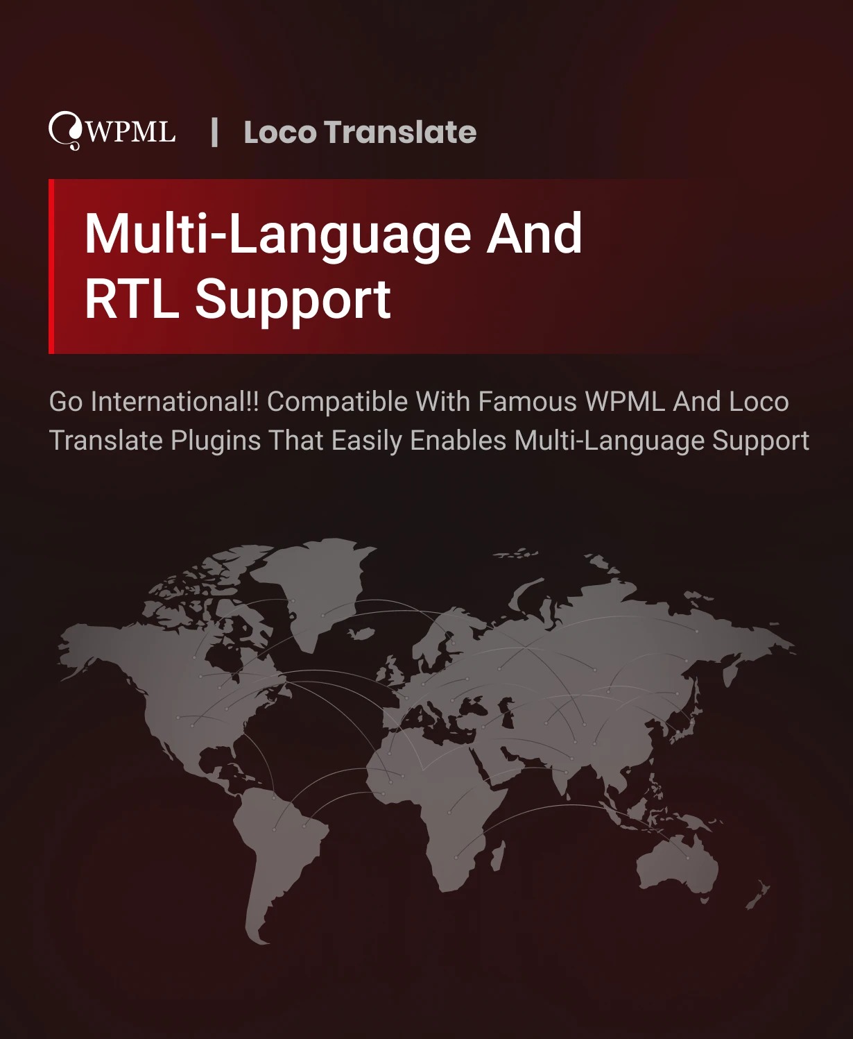 Image with Streamit theme's multilingual feature.