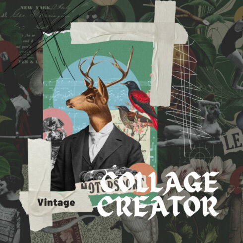 1200+ Vintage Collage Creator Vol. 2.