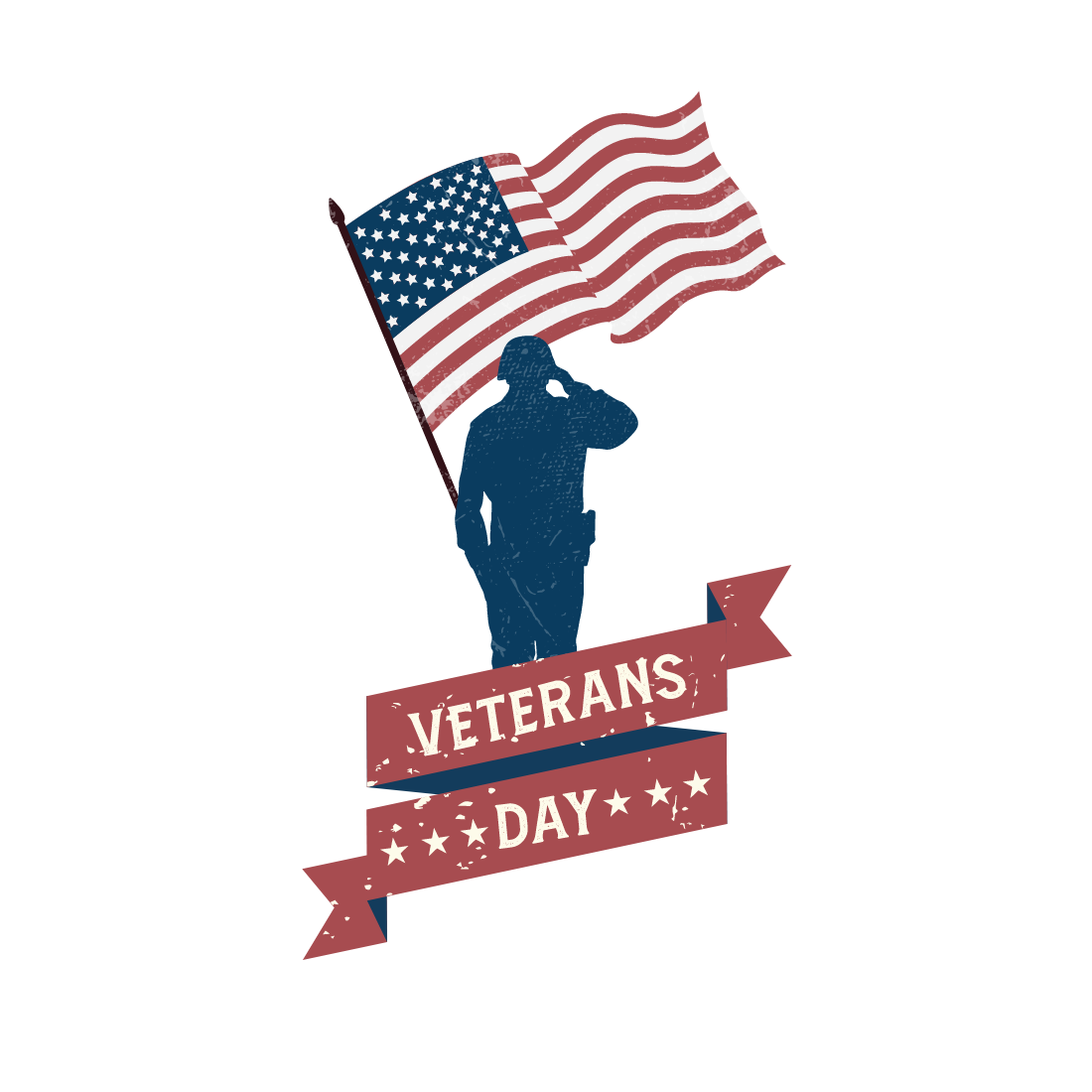 Free Veterans Day Design cover image.