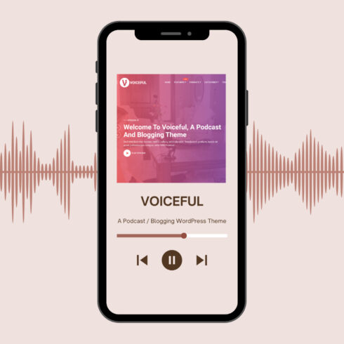 Voiceful - A Podcast / Blogging WordPress Theme.