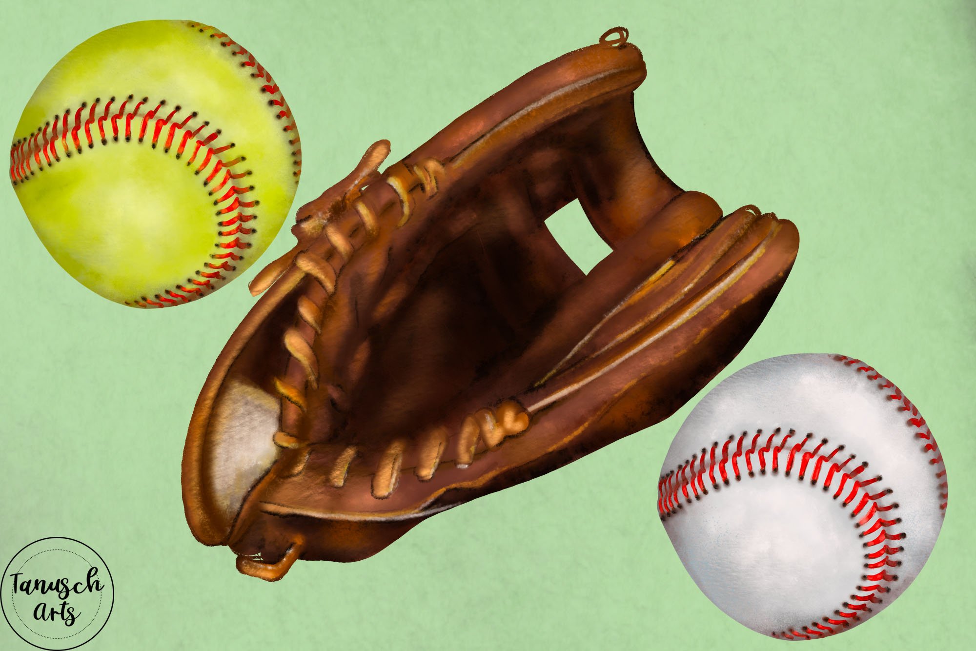 Important baseball elements.