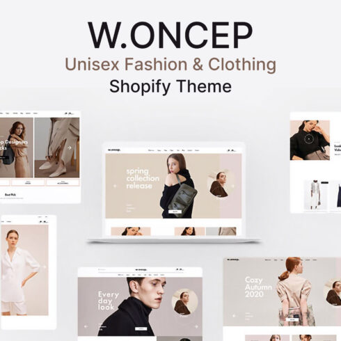 W.Oncep - Unisex Fashion & Clothing Shopify Theme.