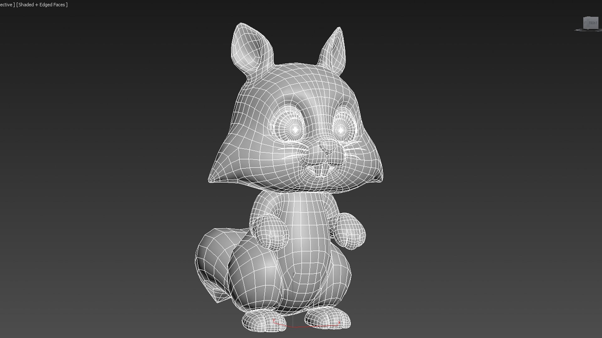 This is an animatable stylized Squirrel.