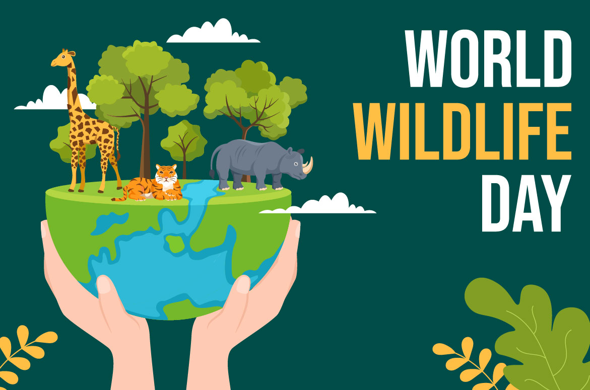 Wild Animals Day Graphics Design preview image.