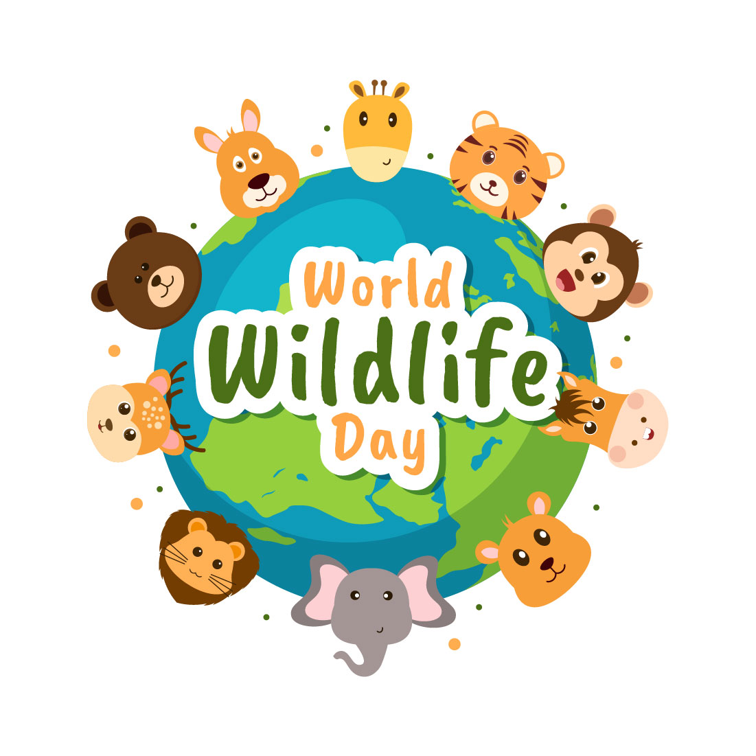 Wildlife Day Graphics Design cover image.