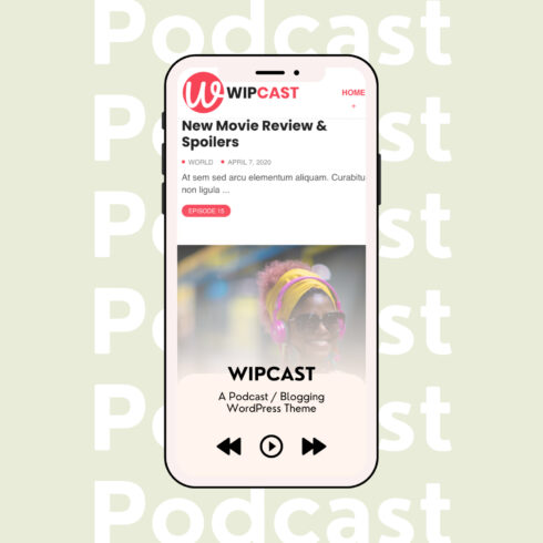 WipCast - A Podcast / Blogging WordPress Theme.