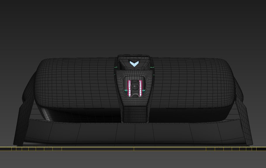 Images of an amazing 3d model of a gaming mouse