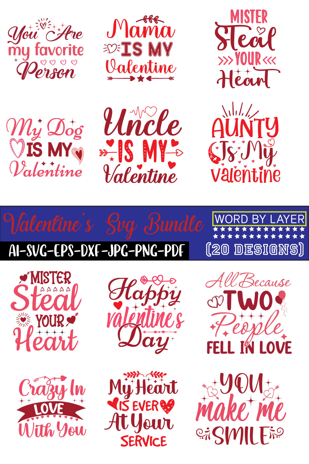 A collection of amazing images for prints on the theme of Valentines Day.