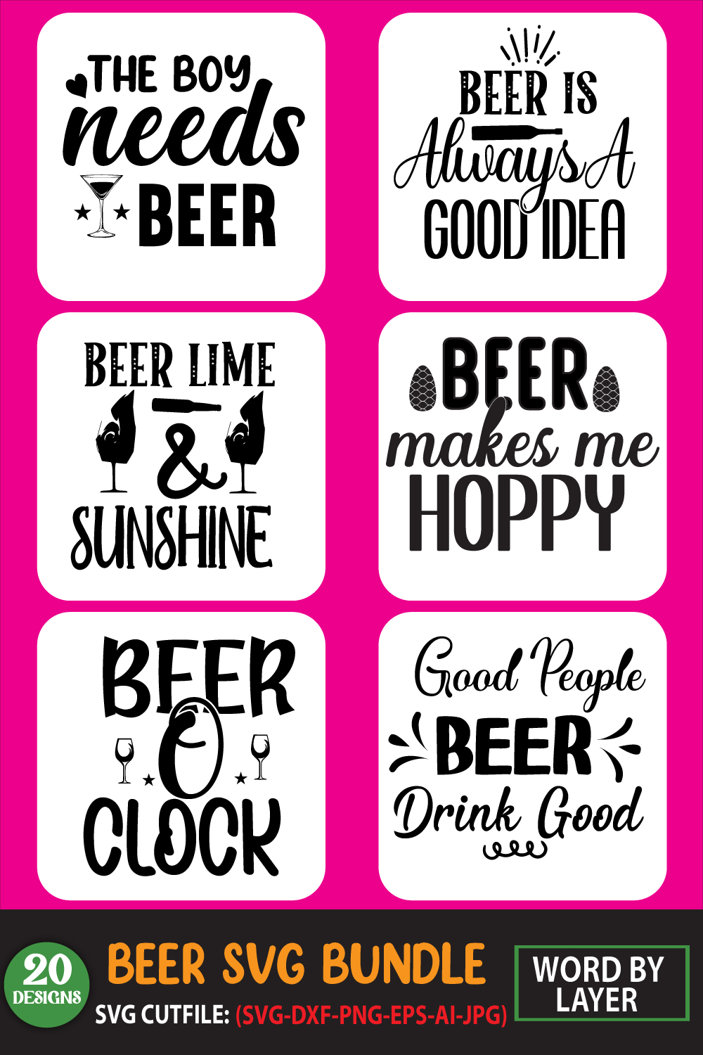 A selection of gorgeous images for prints on the theme of beer