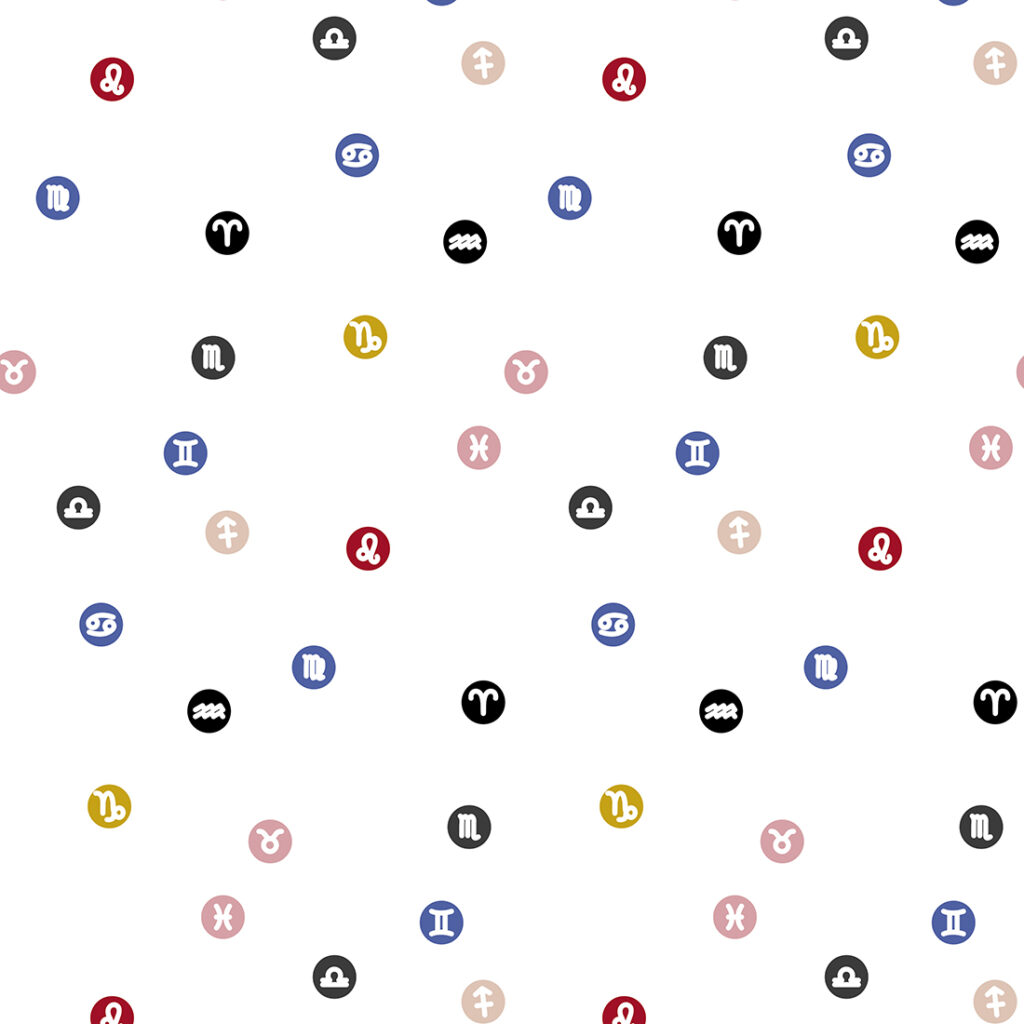 Zodiac digital paper, wrapping paper, zodiac patterns, digital