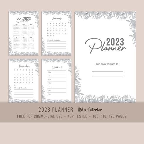 2023 Planner (KDP Interior) main cover