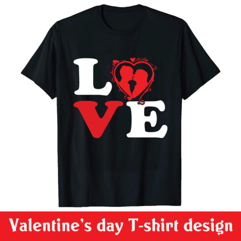 Love Valentine T-Shirts Design main cover