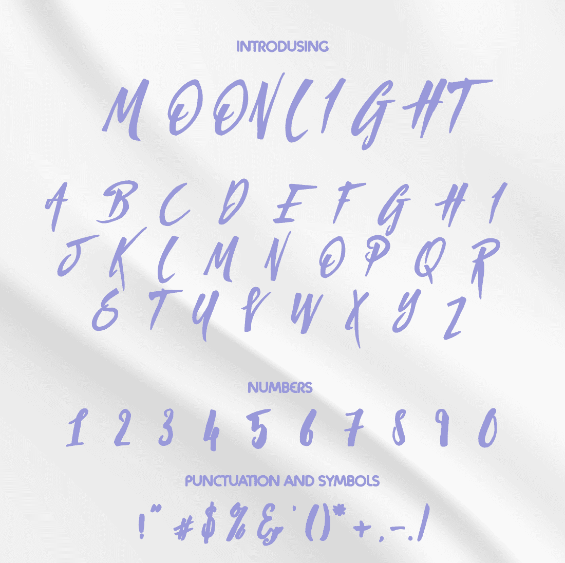 Moon & Sun Font - main image preview.