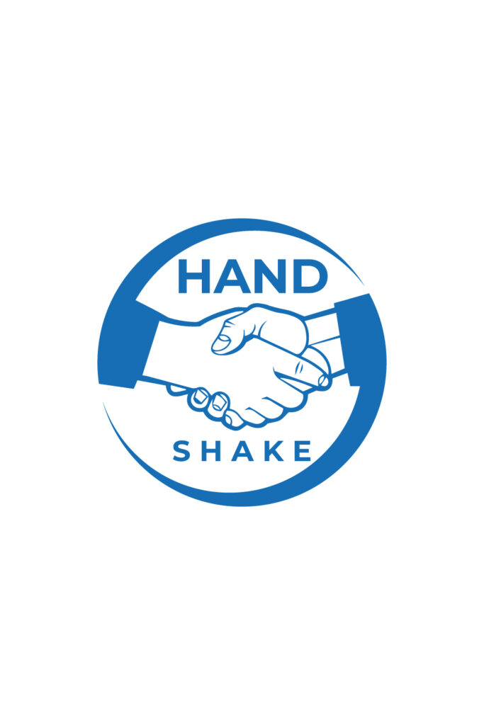 Hand Hhake Logo Vector Design Template | MasterBundles