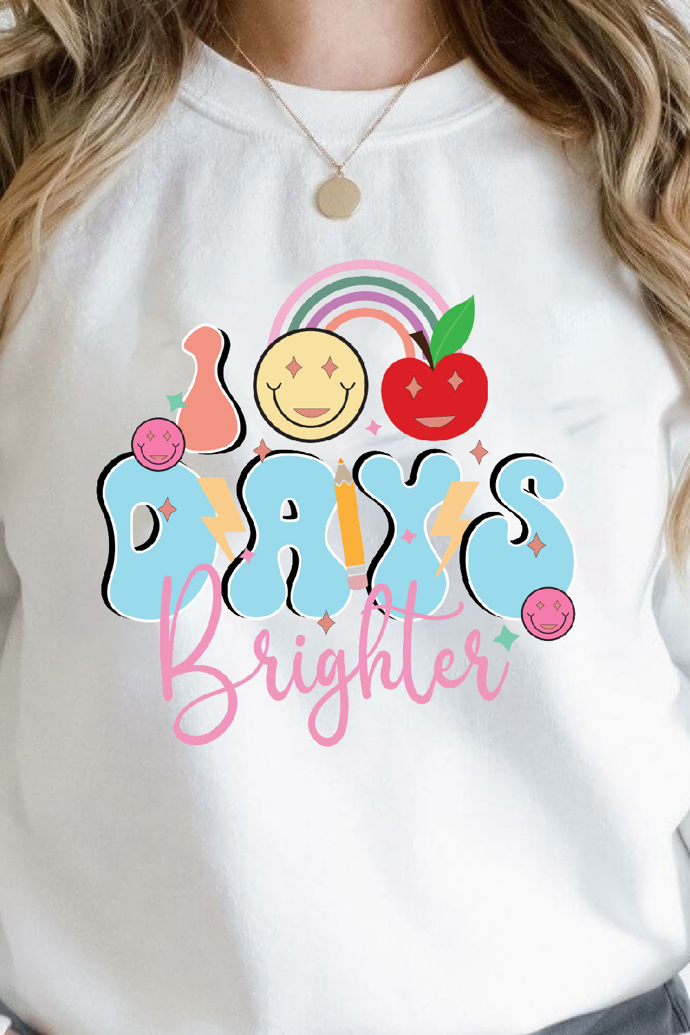 100 Days Brighter pinterest preview image.