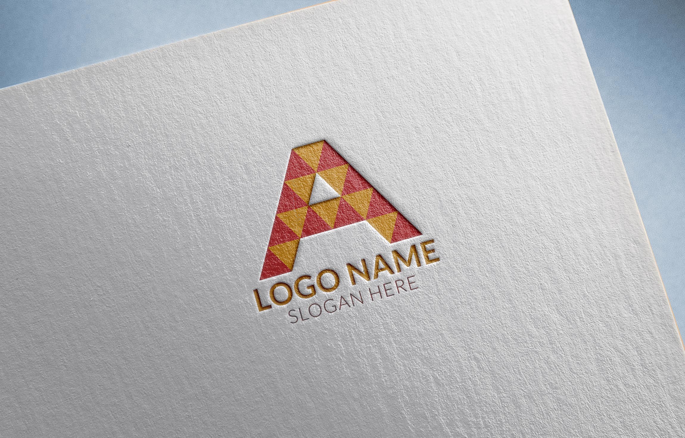 Letter A Logo Design Template Vector preview image.