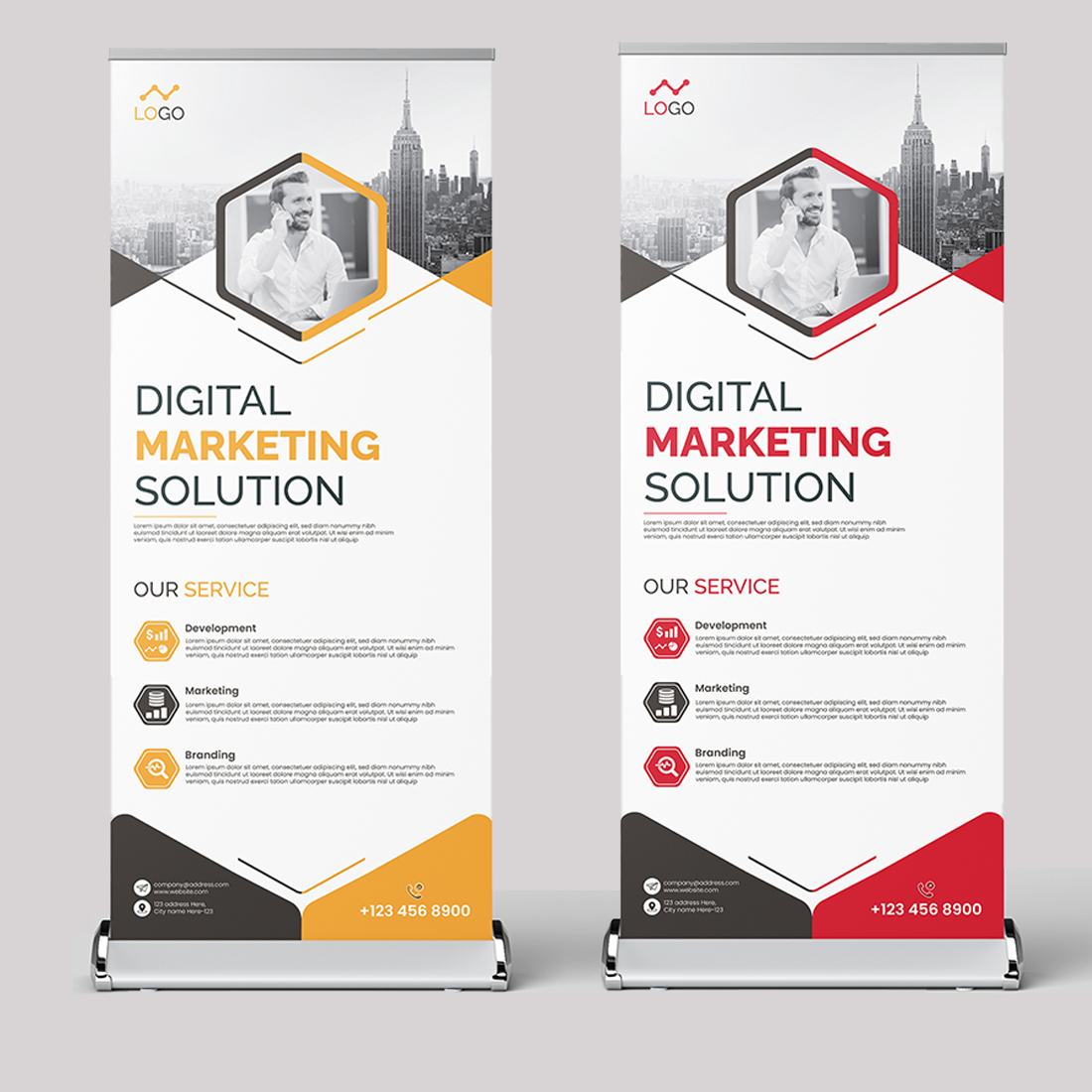Business Agency Roll up Banner Template